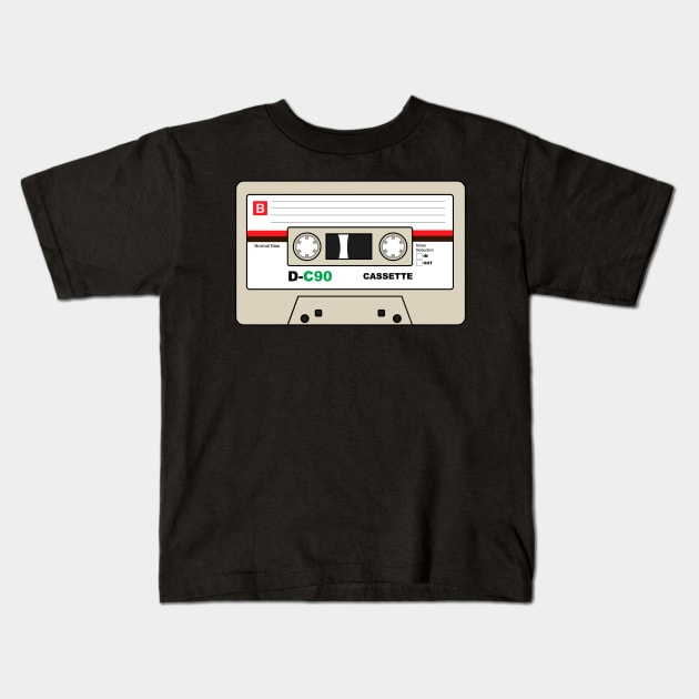 Cassette tape Kids T-Shirt by Storing